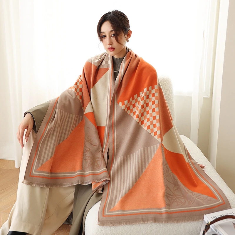 Thick Warm Winter Cashmere Scarf Hijab Women Print Blanket Shawl Wrap Foulard Female Pashmina Bufanda Soft Echarpe 2022
Thick Warm Winter Cashmere Scarf Hijab Women Print Blanket Shawl Wrap Foulard Female Pashmina Bufanda Soft Echarpe 2022