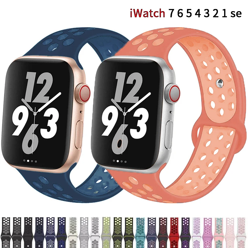 Silicone strap for Apple watch band 44mm 42mm 40mm 38mm 49mm correa smart watch bracelet iwatch ultra series 6 se 3 7 8 45m 41mm
Silicone strap for Apple watch band 44mm 42mm 40mm 38mm 49mm correa smart watch bracelet iwatch ultra series 6 se 3 7 8 45m 41mm