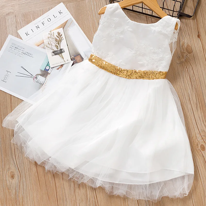 Girls Summer New Solid Color Bow Birthday Party Cake Wedding Dresses Fashion Bow Sequin Princess Dress 1-4Y Girl Casual Clothing
Girls Summer New Solid Color Bow Birthday Party Cake Wedding Dresses Fashion Bow Sequin Princess Dress 1-4Y Girl Casual Clothing