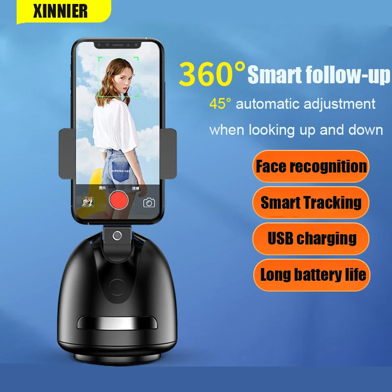 XINNIER Smart AI Gimbal Auto Shooting Selfie Stick 360° Object Tracking Holder All-in-one Rotation Face Tracking Phone Holder
XINNIER Smart AI Gimbal Auto Shooting Selfie Stick 360° Object Tracking Holder All-in-one Rotation Face Tracking Phone Holder