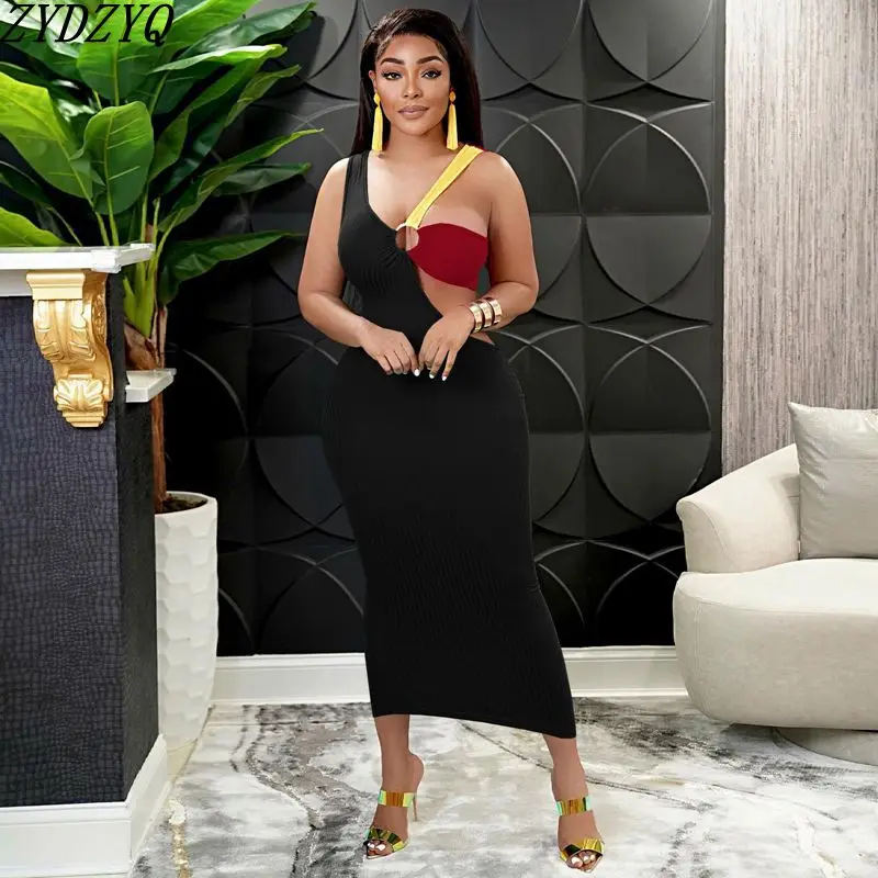 Spring Summer Sexy Dress Splicing Hollow Nightclub Evening Party Maxi Dresses for Women Y2k Clothes Streetwear Wholesale Items
Spring Summer Sexy Dress Splicing Hollow Nightclub Evening Party Maxi Dresses for Women Y2k Clothes Streetwear Wholesale Items