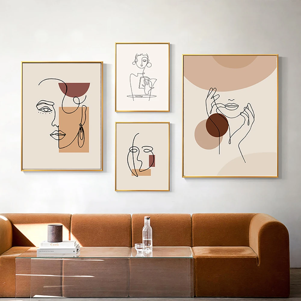 Abstract Wall Art Canvas Painting Character Line Posters And Prints Boho Vintage Pictures For Living Room Decor Frameless
Abstract Wall Art Canvas Painting Character Line Posters And Prints Boho Vintage Pictures For Living Room Decor Frameless