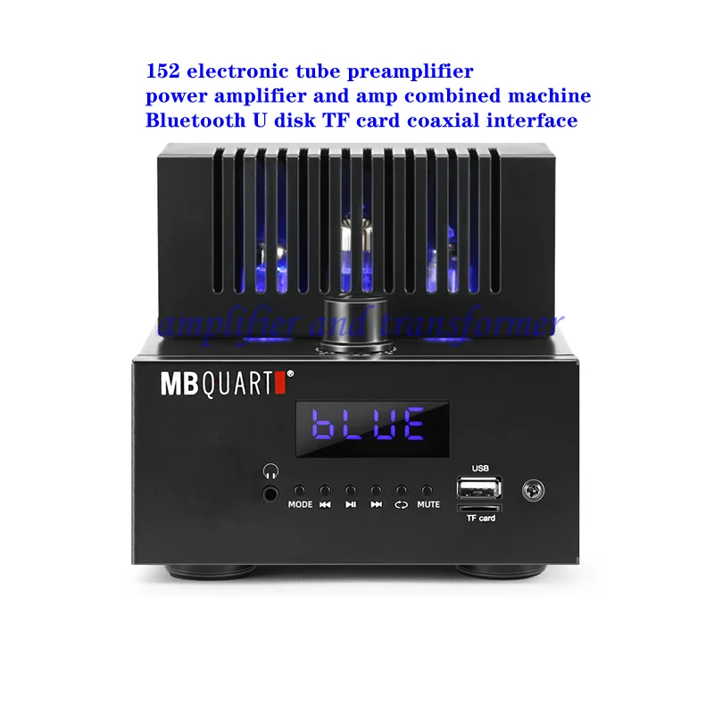 Трубчатый предусилитель, усилитель мощности и усилитель для наушников, комбинированная машина, коаксиальный интерфейс Bluetooth U disk TF card 
Трубчатый предусилитель, усилитель мощности и усилитель для наушников, комбинированная машина, коаксиальный интерфейс Bluetooth U disk TF card