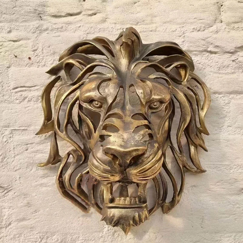 Large Lion Head Wall Mounted Art, 3D Golden Lion'S Headwall Art Sculpture, Handmade Resin Wall Hanging Artwork Decoration
Large Lion Head Wall Mounted Art, 3D Golden Lion'S Headwall Art Sculpture, Handmade Resin Wall Hanging Artwork Decoration