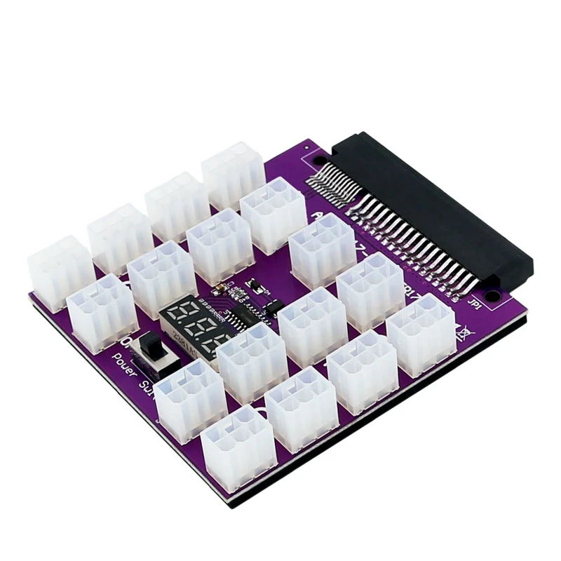 Upgrade Version ATX 17 X 6Pin Power Supply Breakout Board Adapter Converter 12V For Ethereum BTC Mining
Upgrade Version ATX 17 X 6Pin Power Supply Breakout Board Adapter Converter 12V For Ethereum BTC Mining