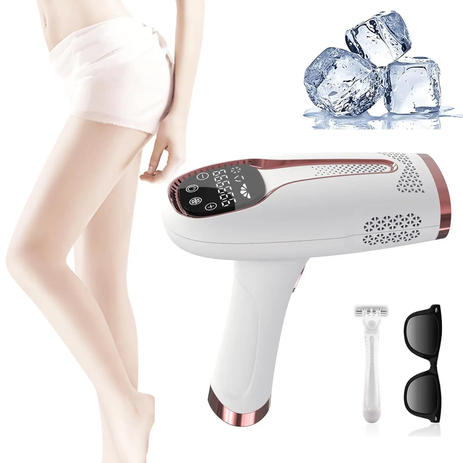 IPL Hair Removal Epilator Hair Removal Machine Face Body Electric Depilador Painless Hair Removal Device
IPL Hair Removal Epilator Hair Removal Machine Face Body Electric Depilador Painless Hair Removal Device