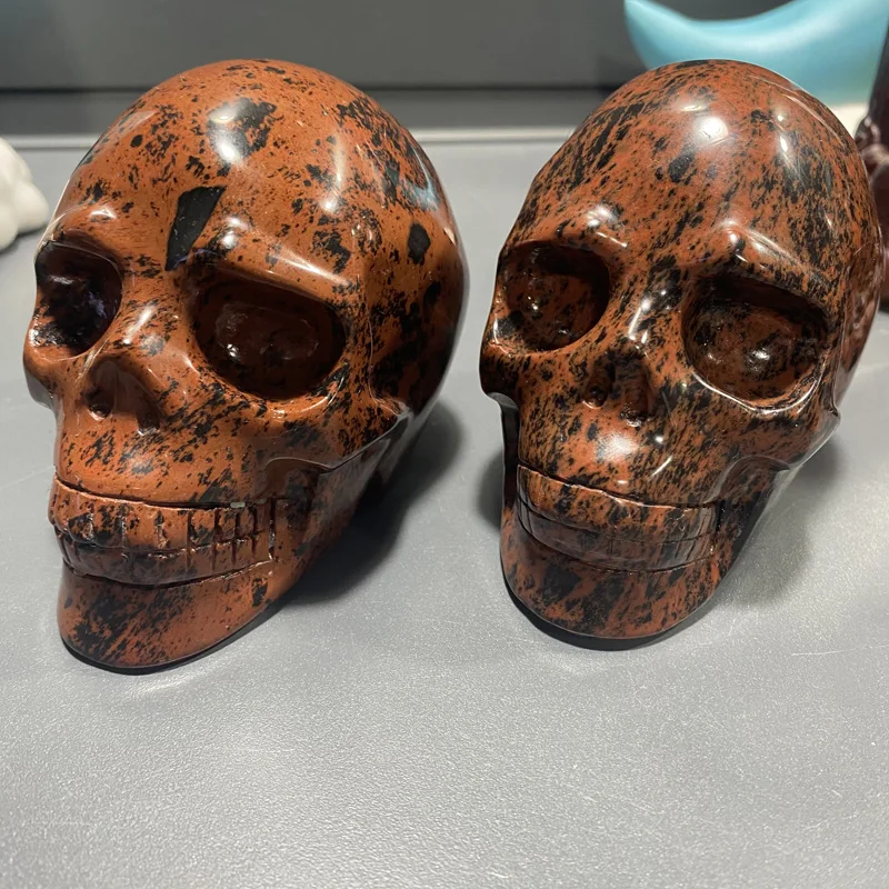 Natural Red Obsidian Crystals Quartz Carved Skull For Gift Healing Stone Halloween Room Home Office Decoration 1Pcs
Natural Red Obsidian Crystals Quartz Carved Skull For Gift Healing Stone Halloween Room Home Office Decoration 1Pcs