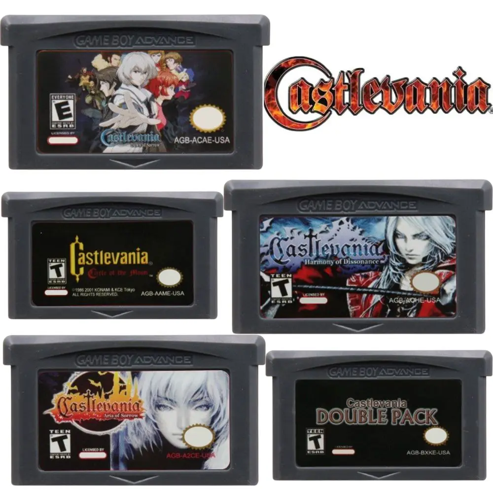 Игровой картридж Castlevania GBA для видеоигр, 32 битная игровая консоль, карта памяти «Азия-ПЕЧАЛЬ», диссонанс для GBASP NDSL
Игровой картридж Castlevania GBA для видеоигр, 32 битная игровая консоль, карта памяти «Азия-ПЕЧАЛЬ», диссонанс для GBASP NDSL