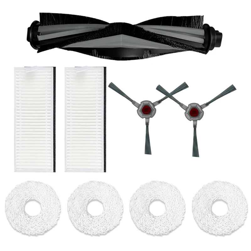 Запчасти для пылесоса Ecovacs Deebot Ozmo N9 +, роликовая основная щетка, боковая щетка, моющаяся швабра, аксессуары для фильтров Hape 
Запчасти для пылесоса Ecovacs Deebot Ozmo N9 +, роликовая основная щетка, боковая щетка, моющаяся швабра, аксессуары для фильтров Hape