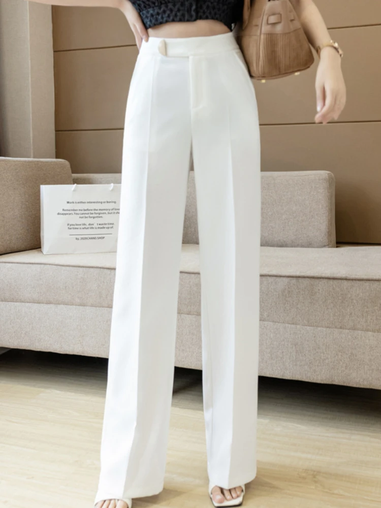 2023 New In Spring Autumn Casual High Waist High Quality Loose Wide Leg Women's Pants Female Floor-Length Ladies Long Trousers
2023 New In Spring Autumn Casual High Waist High Quality Loose Wide Leg Women's Pants Female Floor-Length Ladies Long Trousers