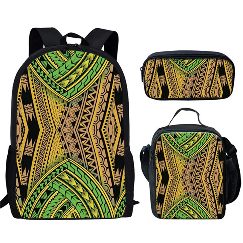 Polynesian Traditional Tribal Pattern Print 3Pcs/Set Backpack Campus School Bag Student Casual Bookbag Lunch Bag Pencil Bag
Polynesian Traditional Tribal Pattern Print 3Pcs/Set Backpack Campus School Bag Student Casual Bookbag Lunch Bag Pencil Bag