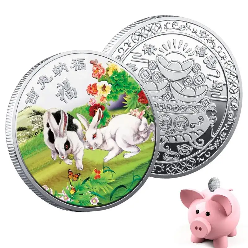 Chinese Year Of Rabbit Coins 2023 Year Of The Rabbit Souvenir Coin Commemorative Coins For Collectors Iron Crafts Decorations
Chinese Year Of Rabbit Coins 2023 Year Of The Rabbit Souvenir Coin Commemorative Coins For Collectors Iron Crafts Decorations