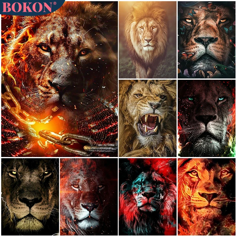 5D Diamond Painting Animal Lion Diamond Embroidery Animal Color Painting Art Diamond Painting DIY Diamond Mosaic Home Decoration
5D Diamond Painting Animal Lion Diamond Embroidery Animal Color Painting Art Diamond Painting DIY Diamond Mosaic Home Decoration