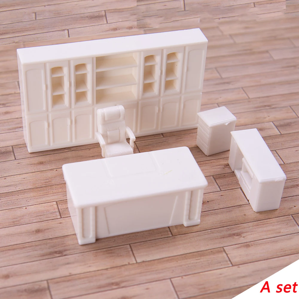 Scale 1:50 Miniature Office Desk Chair Set Model For Indoor Building Scene Layout Materials Diorama Kits Diy Toys
Scale 1:50 Miniature Office Desk Chair Set Model For Indoor Building Scene Layout Materials Diorama Kits Diy Toys