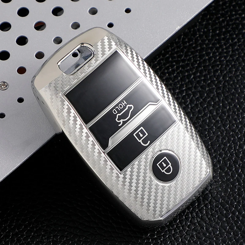 TPU Carbon Car Remote Key Cover Case For KIA Ceed Rio Rio5 Sportage R K3 KX3 K4 K5 Ceed Sorento Cerato Optima 2015 2016 2017 18 
TPU Carbon Car Remote Key Cover Case For KIA Ceed Rio Rio5 Sportage R K3 KX3 K4 K5 Ceed Sorento Cerato Optima 2015 2016 2017 18