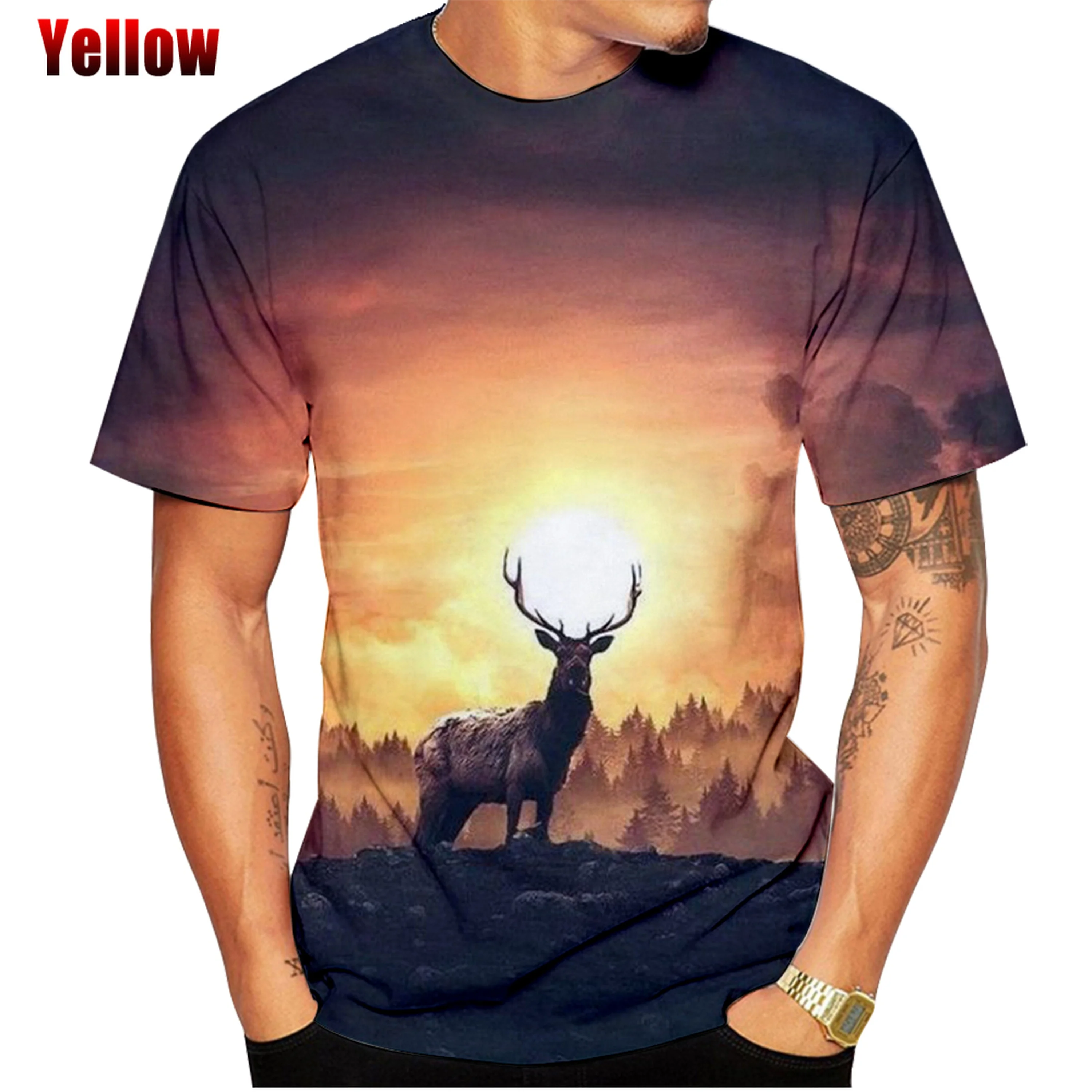 2022 Мужская/Женская модная крутая 3d Футболка с принтом оленя, топ с коротким рукавом, различные стили, с круглым вырезом, с рисунком оленя
2022 Мужская/Женская модная крутая 3d Футболка с принтом оленя, топ с коротким рукавом, различные стили, с круглым вырезом, с рисунком оленя