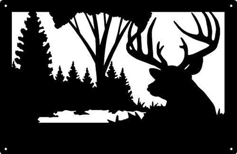 Wildlife Deer Wall Art - Lone Buck - Size 13.8" X 9" Decoration Home Plaques Signs Decor
Wildlife Deer Wall Art - Lone Buck - Size 13.8" X 9" Decoration Home Plaques Signs Decor