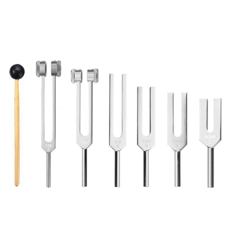 6Pcs/Set 128Hz 256Hz 512Hz 1024Hz 2048Hz 4096Hz Tuning Fork With Hammer For Tuning Fork Kit Healing Sound Vibration Tool
6Pcs/Set 128Hz 256Hz 512Hz 1024Hz 2048Hz 4096Hz Tuning Fork With Hammer For Tuning Fork Kit Healing Sound Vibration Tool
