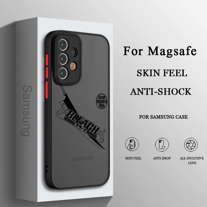 Japan Hot Anime BLEACH Phone Case For Samsung A71 A70 A50 A52 A51 A42 A32 A22 A21S A12 A33 A53 Frosted Translucent
Japan Hot Anime BLEACH Phone Case For Samsung A71 A70 A50 A52 A51 A42 A32 A22 A21S A12 A33 A53 Frosted Translucent