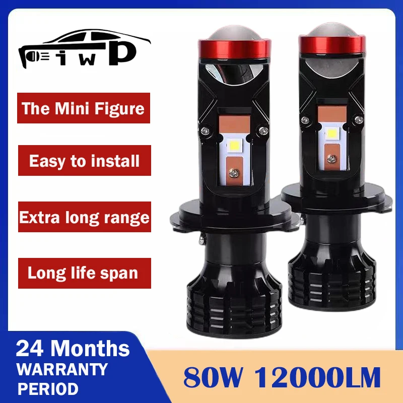 Сверхъяркая автомобильная светодиодная фара IWP H4 80 Вт 12000 лм, автомобильная фара H7, мини-проектор, фара дальнего и ближнего света, светодиодс...
Сверхъяркая автомобильная светодиодная фара IWP H4 80 Вт 12000 лм, автомобильная фара H7, мини-проектор, фара дальнего и ближнего света, светодиодс...