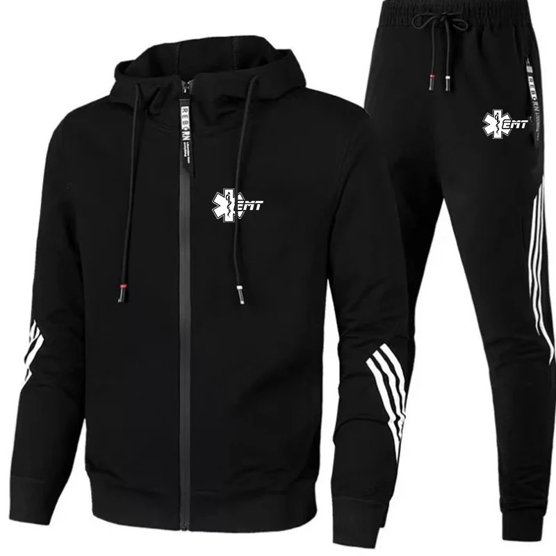 2022 EMT Paramedic Emergency Medical Men's Print Sweatshirts Zipper Hoodies+Pant Jogging Sportswear Two Pieces Suits
2022 EMT Paramedic Emergency Medical Men's Print Sweatshirts Zipper Hoodies+Pant Jogging Sportswear Two Pieces Suits