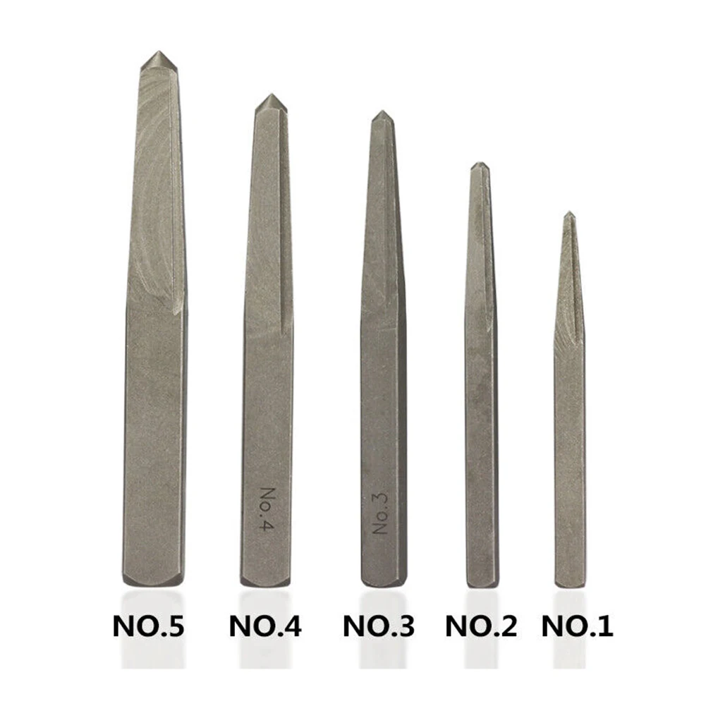 5Pcs 1/8 3/16 15/64 5/16 3/8 Square Screw Extractor Breakage Bolt Extractor Drill Bit Easy Out Straight Fluted Tool Accessories
5Pcs 1/8 3/16 15/64 5/16 3/8 Square Screw Extractor Breakage Bolt Extractor Drill Bit Easy Out Straight Fluted Tool Accessories
