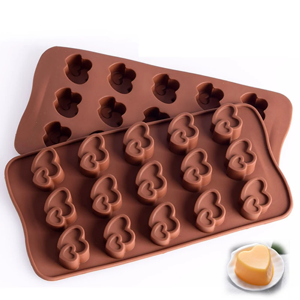 NEW Double Heart Cake Silicone Mold DIY Pastry Chocolate Fondant Baking Pan Kitchen Accessories Cake Decorating Tools Soap Molds
NEW Double Heart Cake Silicone Mold DIY Pastry Chocolate Fondant Baking Pan Kitchen Accessories Cake Decorating Tools Soap Molds