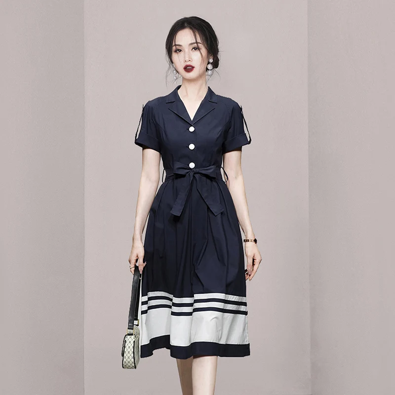 High Quality Women Summer Elegant Short Sleeve Office Cocktail Party Robe Female Vintage Black White A-Line Blazer Dress Vestido
High Quality Women Summer Elegant Short Sleeve Office Cocktail Party Robe Female Vintage Black White A-Line Blazer Dress Vestido