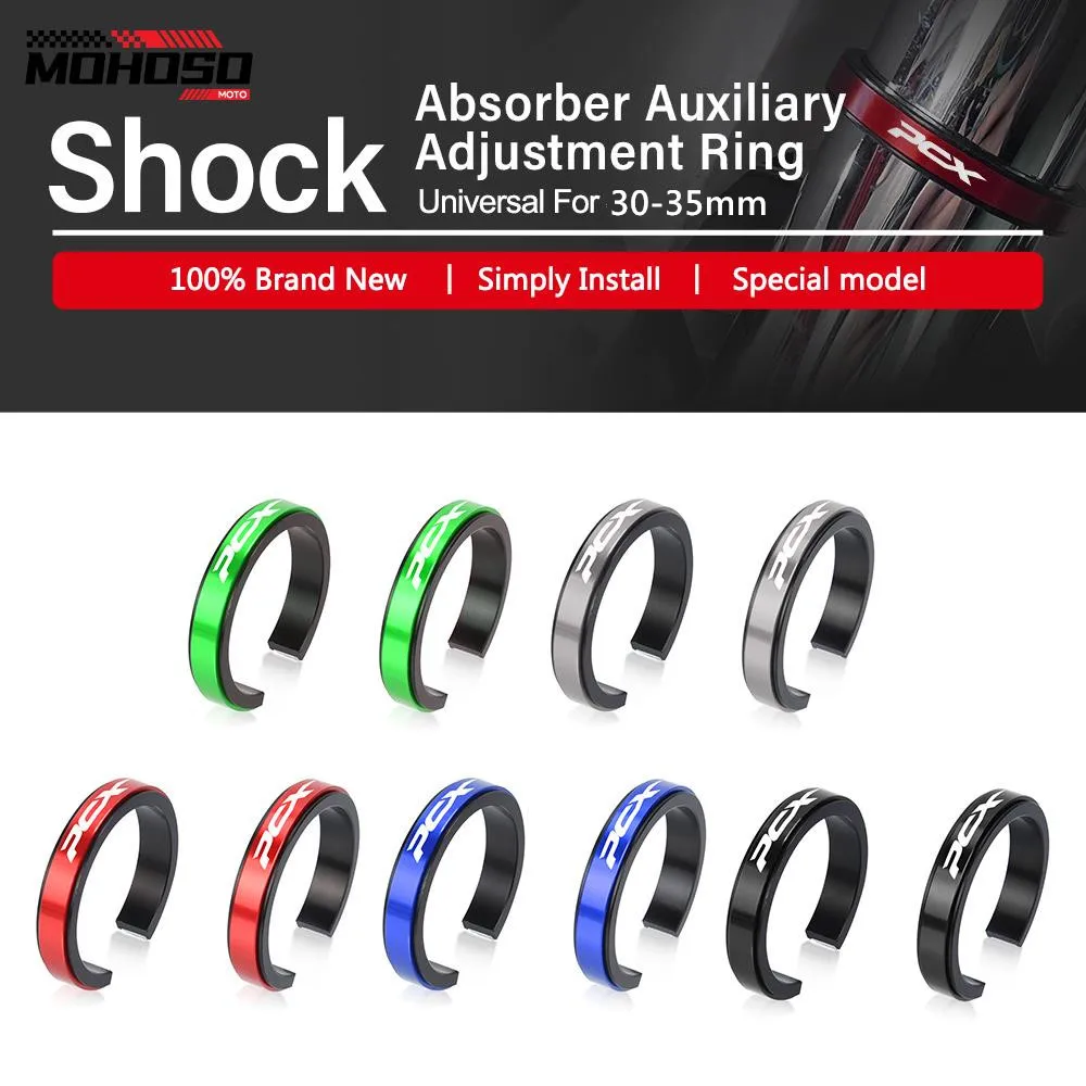 For Honda PCX 150 160 2022 Front Fork Suspension 30-35mm Motorcycle Shock Absorber Auxiliary Adjustment Ring CNC Accessories
For Honda PCX 150 160 2022 Front Fork Suspension 30-35mm Motorcycle Shock Absorber Auxiliary Adjustment Ring CNC Accessories