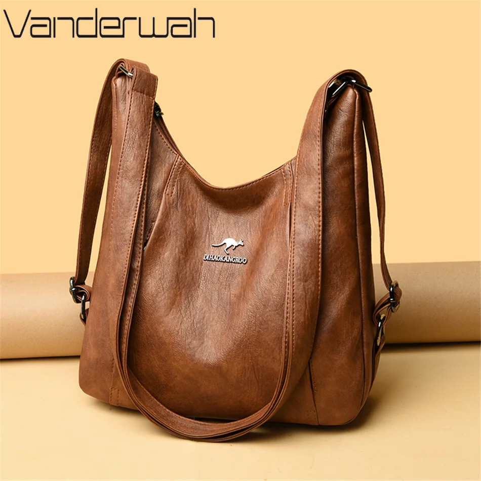 High Quality Leather Luxury Handbags Women Bags Designer Multifunction Shoulder Bags for Women Travel Back Pack Bolsa Feminina
High Quality Leather Luxury Handbags Women Bags Designer Multifunction Shoulder Bags for Women Travel Back Pack Bolsa Feminina