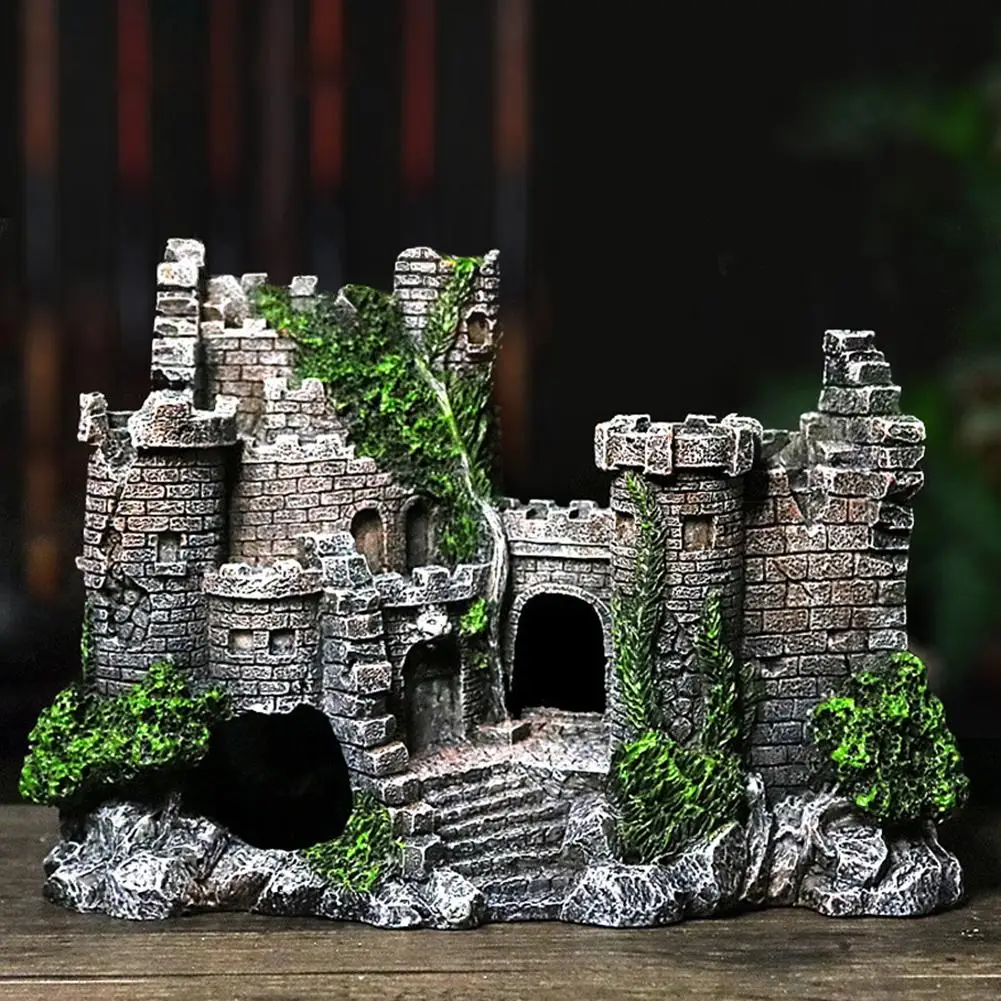 Resin Ancient Castle Artificial Ornaments Hideout Caves Layout Prop Non-pollutant For Fish Tank Aquarium Landscaping Decoration
Resin Ancient Castle Artificial Ornaments Hideout Caves Layout Prop Non-pollutant For Fish Tank Aquarium Landscaping Decoration