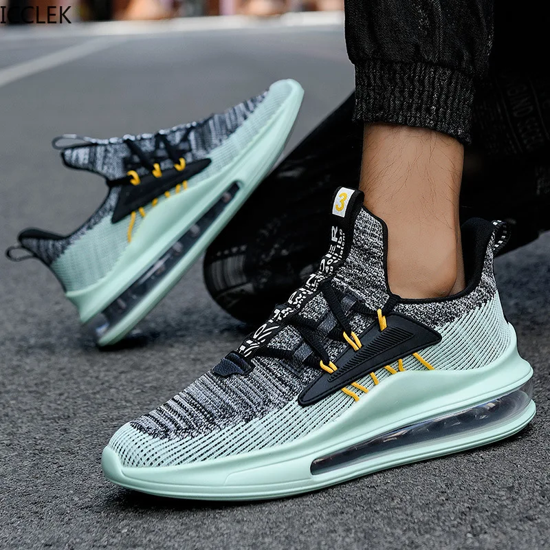 Men's 2022 New Air Cushion Sneakers Weave Mesh Breathable Men's Shoes Ultra-Light Soft Sole Large Size Casual Trendy Shoes
Men's 2022 New Air Cushion Sneakers Weave Mesh Breathable Men's Shoes Ultra-Light Soft Sole Large Size Casual Trendy Shoes