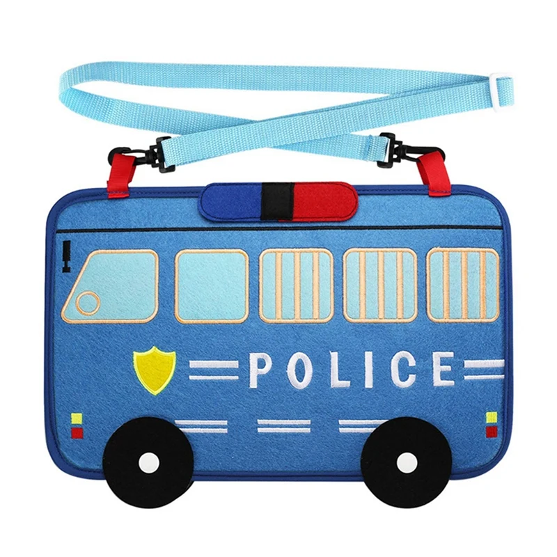 Kids Police Car Dressing Learning Board Baby Early Education Basic Life Skills Felt Sensory Board Zipper Button Book Toy
Kids Police Car Dressing Learning Board Baby Early Education Basic Life Skills Felt Sensory Board Zipper Button Book Toy