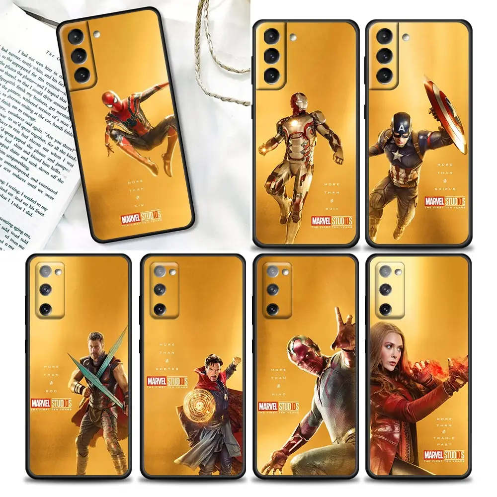 Marvel Avengers Decennial Hero Phone Case For Samsung Galaxy S22 S21 S20 Fe S23 S9 S10E Plus Ultra Soft Cover Fundas Coqeus
Marvel Avengers Decennial Hero Phone Case For Samsung Galaxy S22 S21 S20 Fe S23 S9 S10E Plus Ultra Soft Cover Fundas Coqeus