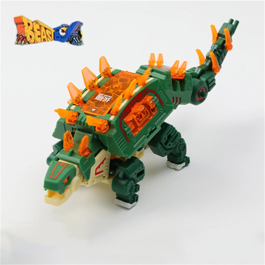 

BeastBox Deformation Robots Transformation Jurassic Animal Toy Cube Model Stegosaur Dinosaur Action Figure Jugetes For Gifts
