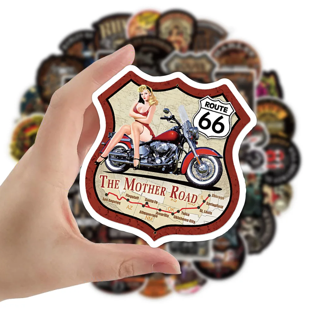 10/50PCS Vintage Motorcycle Girl Stickers Gran Torino Pattern Sticker For Skateboard Guitar Luggage Motorcycle Laptop Sticker
10/50PCS Vintage Motorcycle Girl Stickers Gran Torino Pattern Sticker For Skateboard Guitar Luggage Motorcycle Laptop Sticker