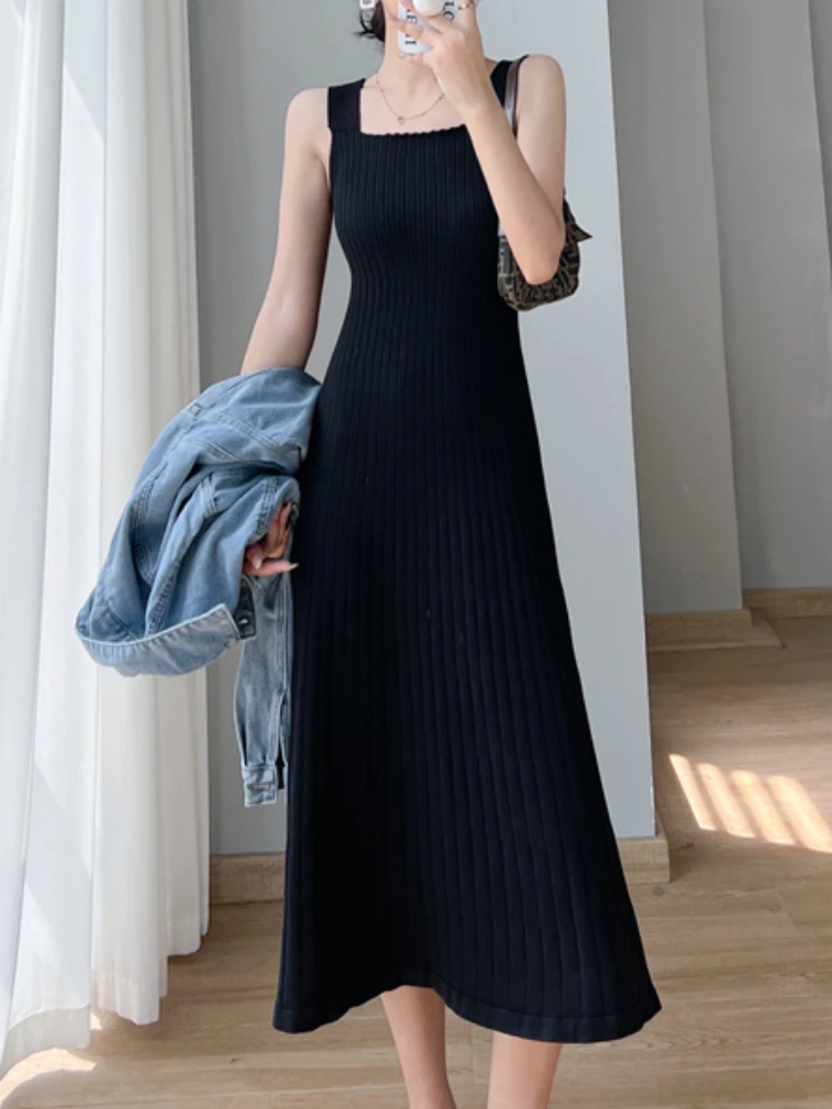 Bornladies 2022 весенне-летнее модное женское черное платье-жилет сексуальное ТРАПЕЦИЕВИДНОЕ трикотажное женское платье без рукавов
Bornladies 2022 весенне-летнее модное женское черное платье-жилет сексуальное ТРАПЕЦИЕВИДНОЕ трикотажное женское платье без рукавов