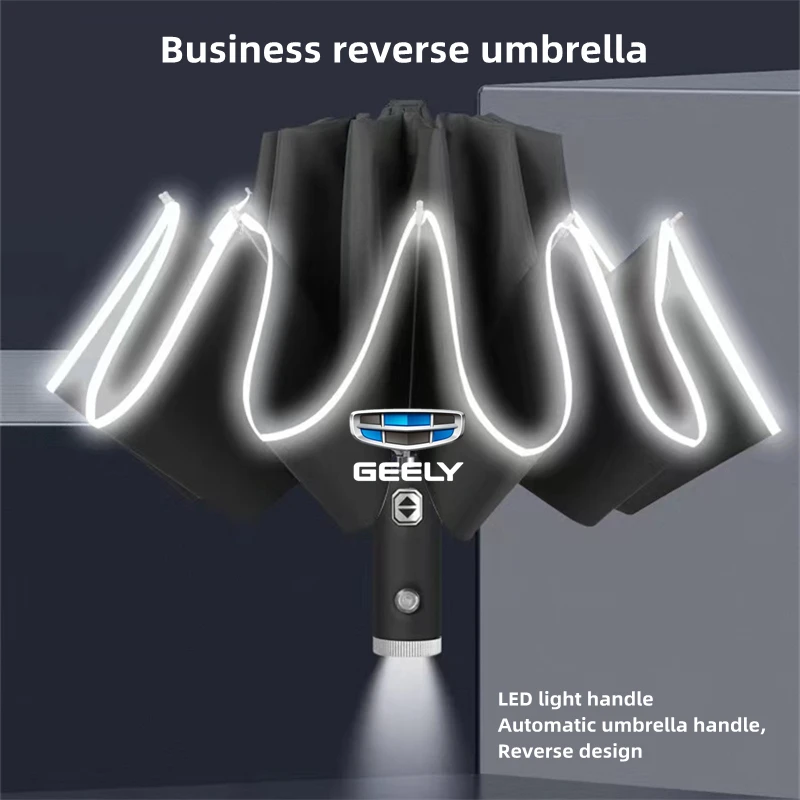 Автоматический зонт со светоотражающей полосой, задняя фотография для Geely Atlas Boyue NL3 EX7 SUV GT GC9 Emgrand X7 Borui
Автоматический зонт со светоотражающей полосой, задняя фотография для Geely Atlas Boyue NL3 EX7 SUV GT GC9 Emgrand X7 Borui