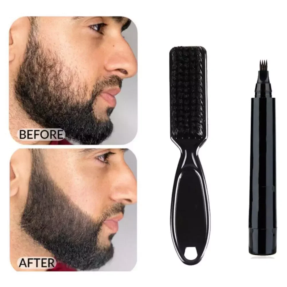 2PCs/set Beard Pen Beard Filler Pencil and Brush Beard Enhancer Waterproof Moustache Coloring Shaping Tools Hair Pencil Brushes
2PCs/set Beard Pen Beard Filler Pencil and Brush Beard Enhancer Waterproof Moustache Coloring Shaping Tools Hair Pencil Brushes