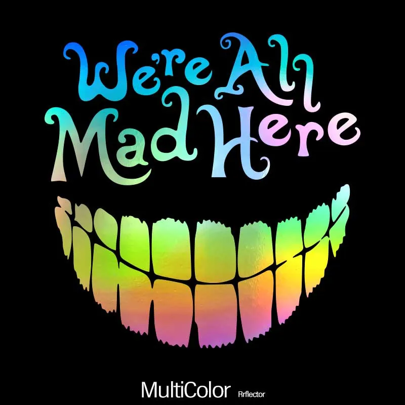 WE'RE ALL MAD HERE с большой SNILE, автомобильные наклейки, модная водостойкая виниловая наклейка, украшение для стайлинга автомобиля, аксессуары, авто наклейка
WE'RE ALL MAD HERE с большой SNILE, автомобильные наклейки, модная водостойкая виниловая наклейка, украшение для стайлинга автомобиля, аксессуары, авто наклейка