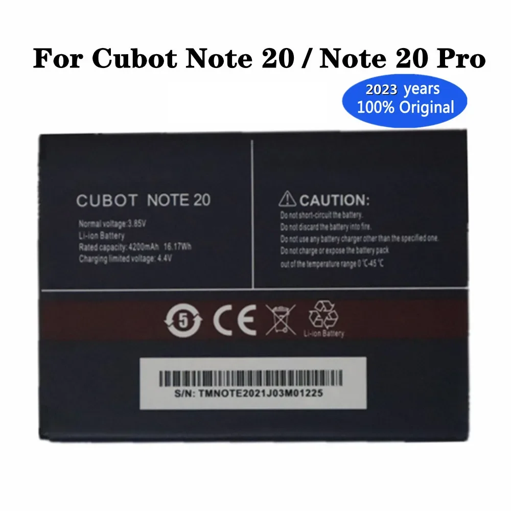 2023 Years 100% New Original Note20 Battery For Cubot Note 20 / Note 20 Pro 4200mAh Cell Phone Battery In Stock +Tracking Number
2023 Years 100% New Original Note20 Battery For Cubot Note 20 / Note 20 Pro 4200mAh Cell Phone Battery In Stock +Tracking Number
