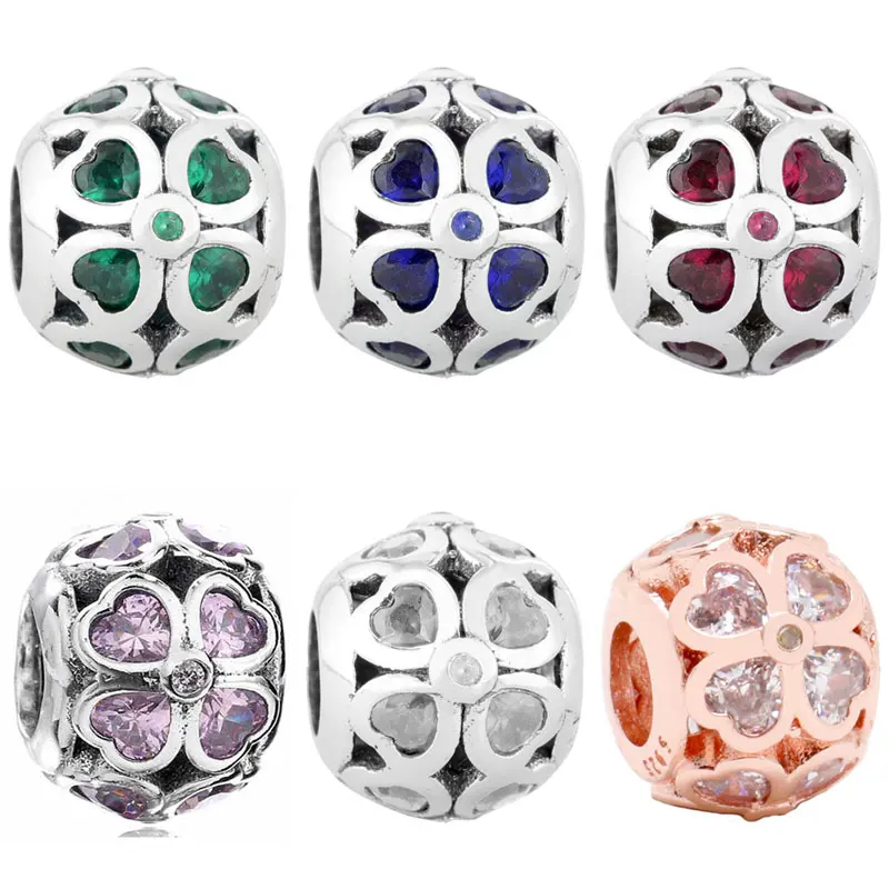 Original Rose Multicolor Lucky Clover With Crystal Beads 925 Sterling Silver Charm Fit Fashion Bracelet Bangle DIY Jewelry
Original Rose Multicolor Lucky Clover With Crystal Beads 925 Sterling Silver Charm Fit Fashion Bracelet Bangle DIY Jewelry