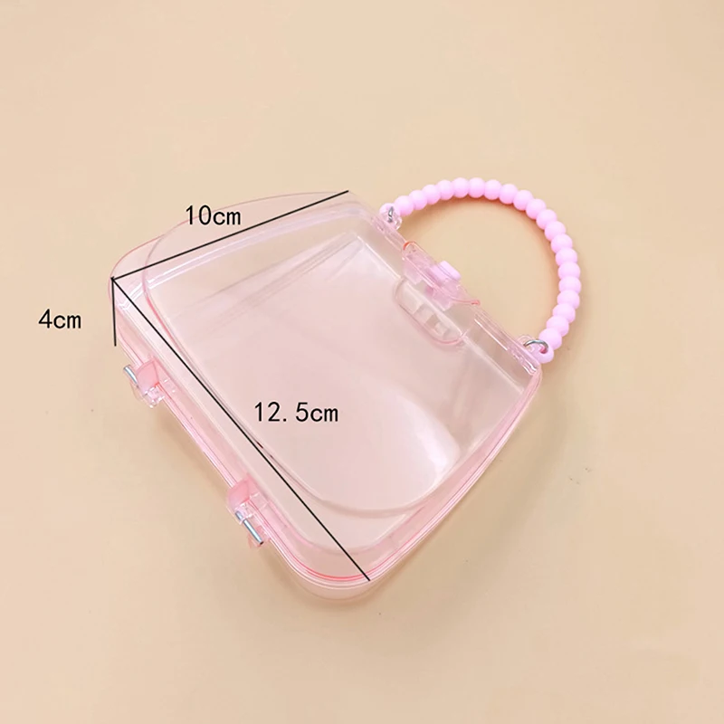 Children's Heart-shaped Pink Transparent Storage Box Storage Bag Portable Box Transparent Candy Monochrome Transparent Handbag
Children's Heart-shaped Pink Transparent Storage Box Storage Bag Portable Box Transparent Candy Monochrome Transparent Handbag