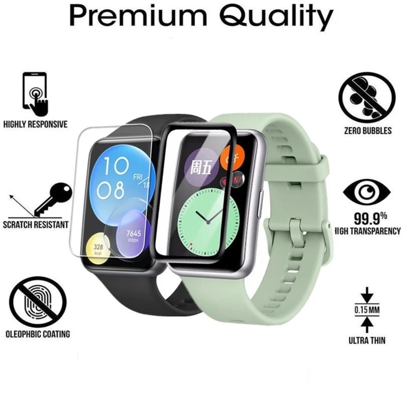 2pcs Curved Edge Protective Film For Watch Fit 2 Smartwatch Screen Protector Accessories For Fit 2 (Not Glass) 24BB
2pcs Curved Edge Protective Film For Watch Fit 2 Smartwatch Screen Protector Accessories For Fit 2 (Not Glass) 24BB