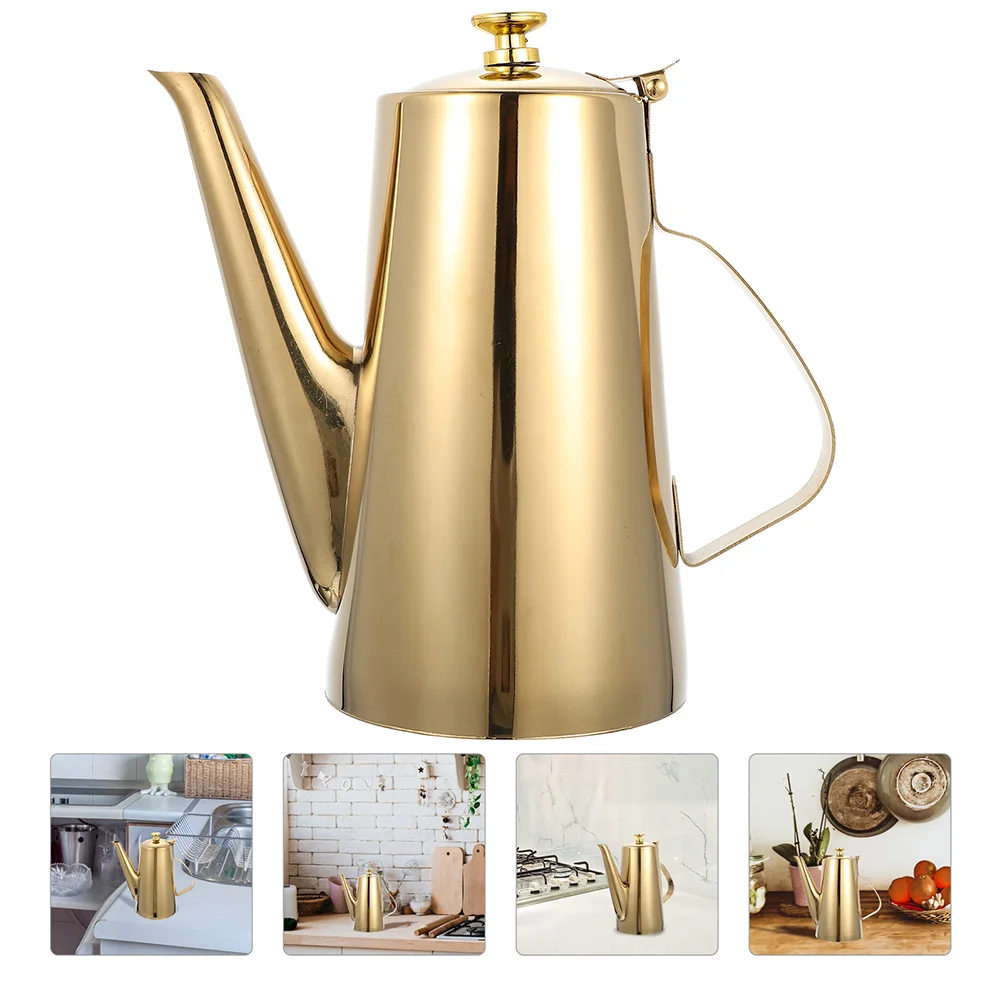 Stainless Oil Pitcher Stainless Steel Kettle Home Tea Kettle Kitchen Tea Kettle Household Water Kettle
Stainless Oil Pitcher Stainless Steel Kettle Home Tea Kettle Kitchen Tea Kettle Household Water Kettle