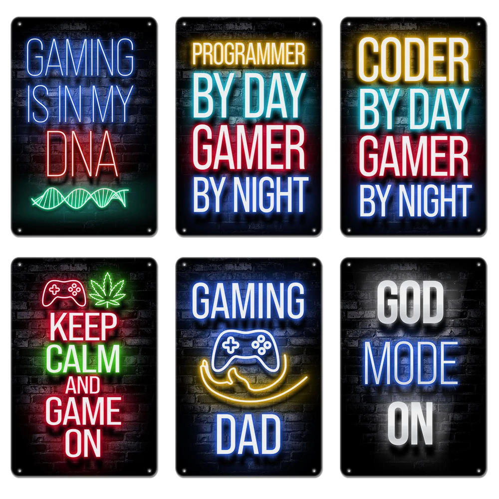 Funny Gamer Quotes Tin Sign POSTER Metal Gaming is In My DNA Print Bar Toilet Decor Wall Art Home Decoration Painting POSTERS
Funny Gamer Quotes Tin Sign POSTER Metal Gaming is In My DNA Print Bar Toilet Decor Wall Art Home Decoration Painting POSTERS