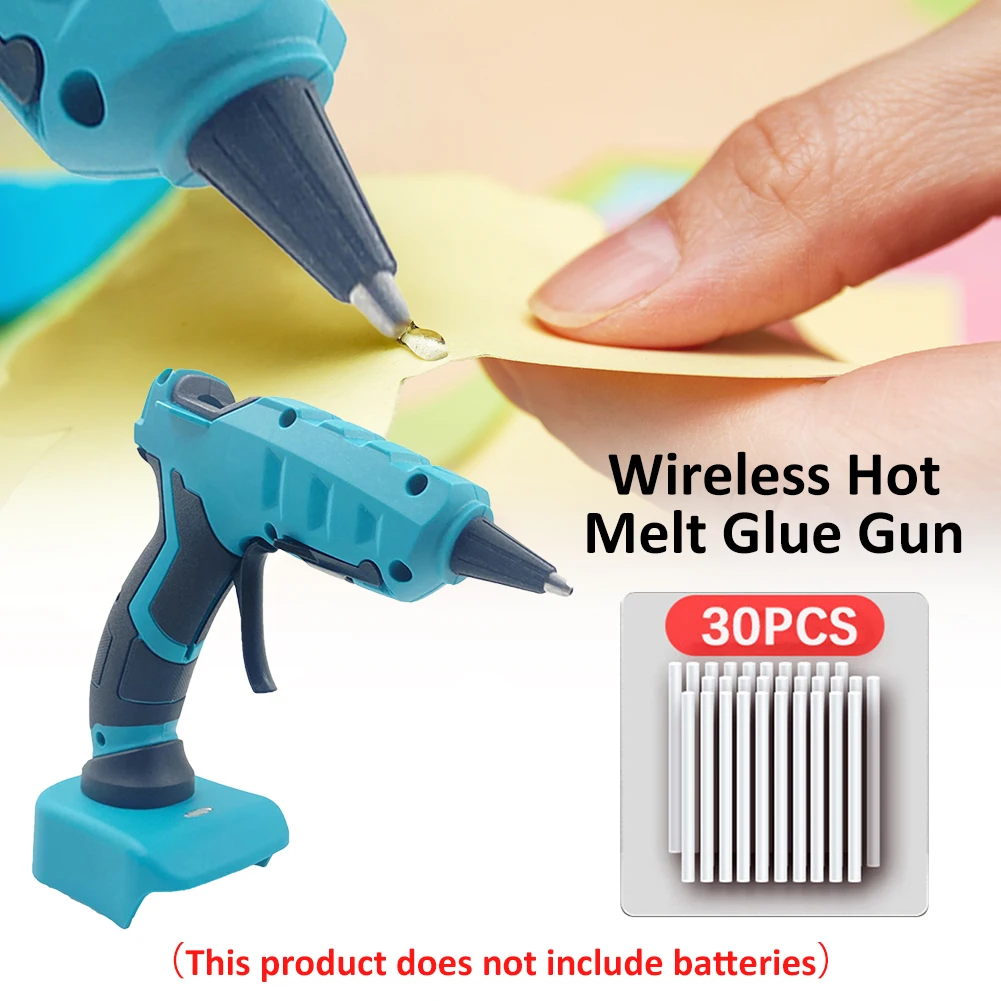 Cordless Hot Melt Glue Gun With 7mm Glue Sticks Rechargeable Glue Gun DIY Electric Repair Tool For Makita 18V Battery
Cordless Hot Melt Glue Gun With 7mm Glue Sticks Rechargeable Glue Gun DIY Electric Repair Tool For Makita 18V Battery