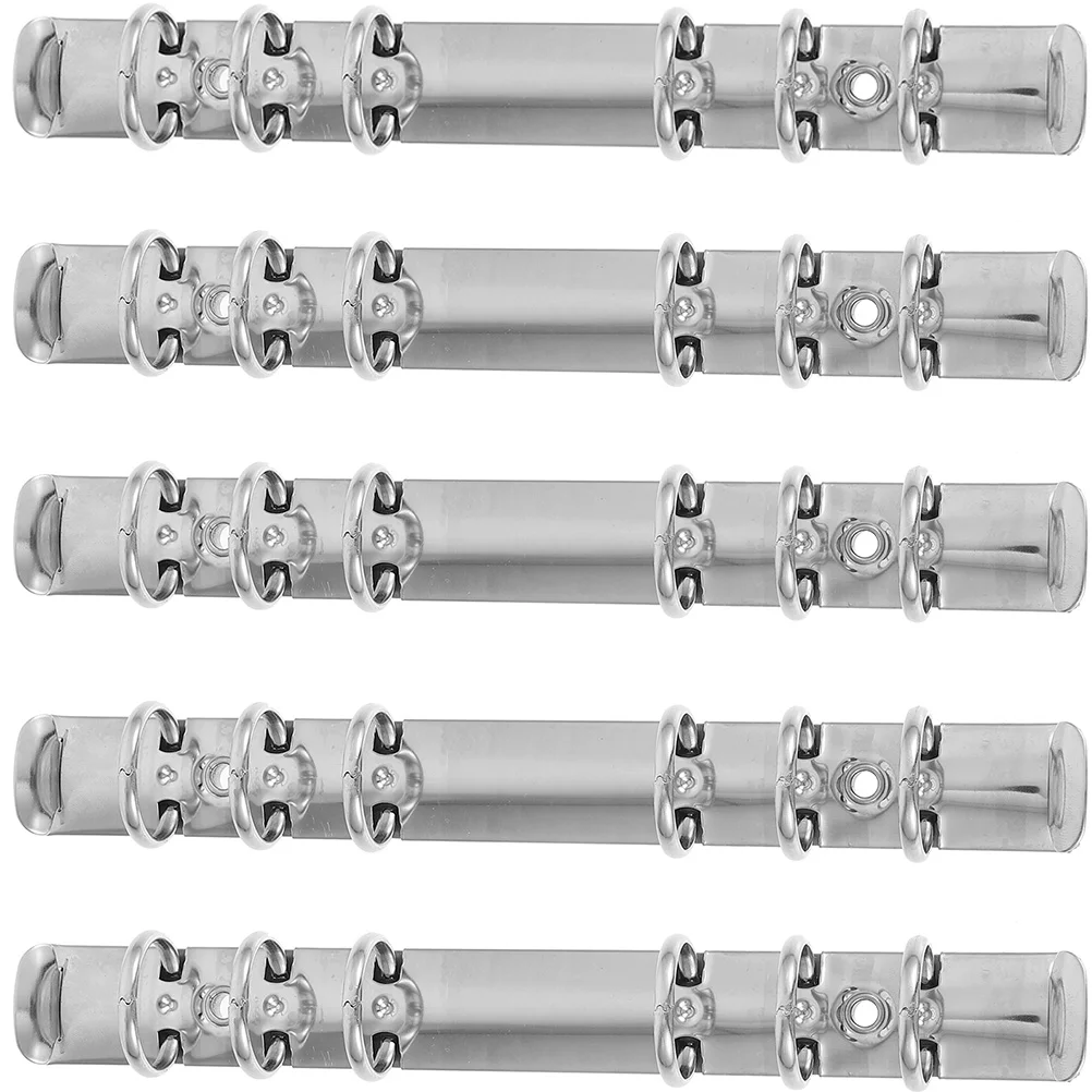5 Pcs Folders Binder 6 Ring Inserts Section Spines Comb Metal Notebook Segmented Clip Campus
5 Pcs Folders Binder 6 Ring Inserts Section Spines Comb Metal Notebook Segmented Clip Campus