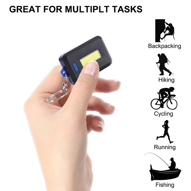 3W Mini LED Flashlight Keychain Portable COB Torch Emergency Camping Flash Light Lamp Lantern Outdoor Tools Dropshipping 
3W Mini LED Flashlight Keychain Portable COB Torch Emergency Camping Flash Light Lamp Lantern Outdoor Tools Dropshipping