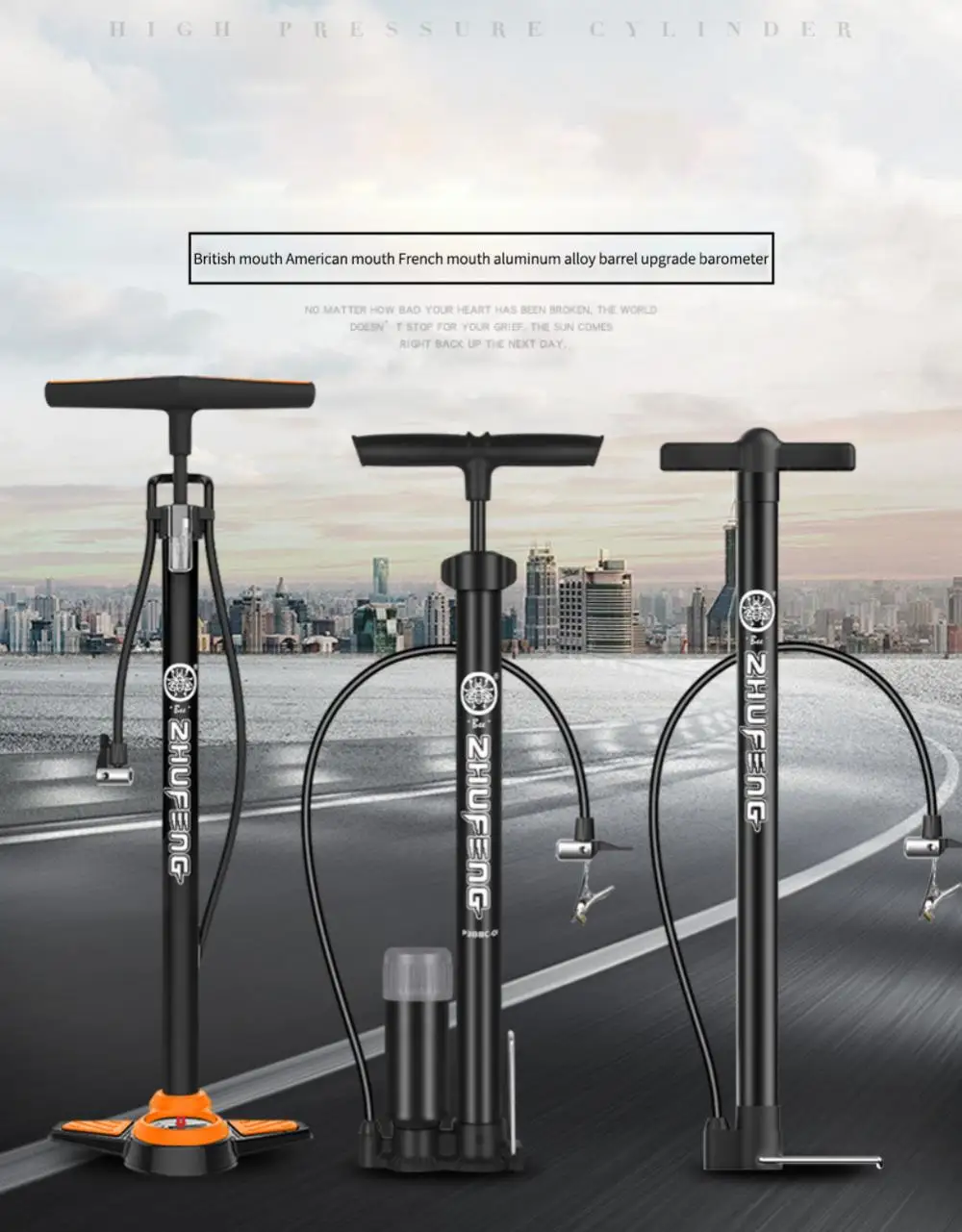 Bicycle Pump Portable Universal Household Air Pump Mountain Bike Car Motorcycle Bike Basketball Pump Bicycle Accessories
Bicycle Pump Portable Universal Household Air Pump Mountain Bike Car Motorcycle Bike Basketball Pump Bicycle Accessories